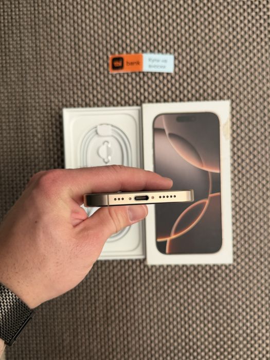 КАТО НОВ!*ЛИЗИНГ* iPhone 16 Pro 128Gb Desert Titanium / ГАРАНЦИЯ