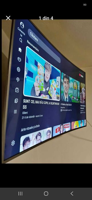 Smart Tv  samsung  4k  curbat 138 cm