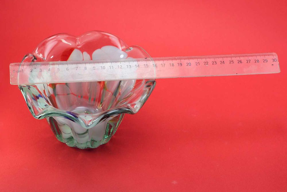 #Конфетница из цветного стекла - Вазочка под сладости времен СССР