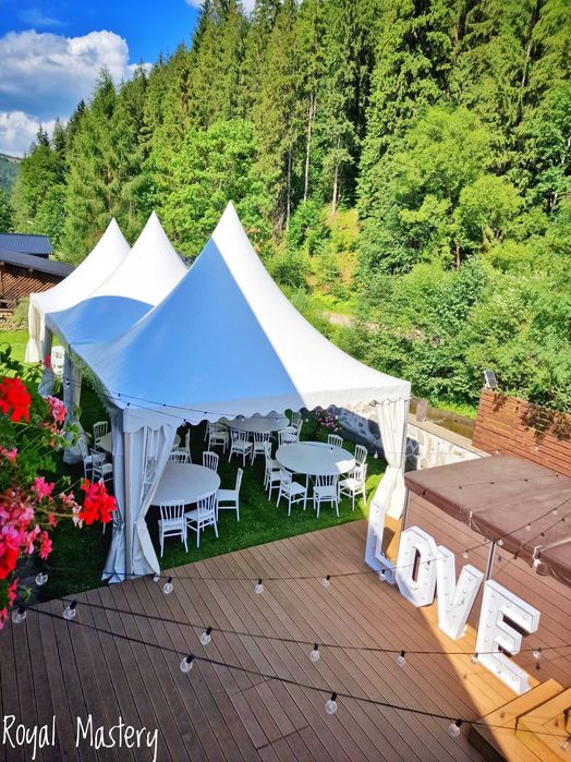 Corturi pentru Nunți & Petreceri | Seturi Mese, Scaune, Decor Complet