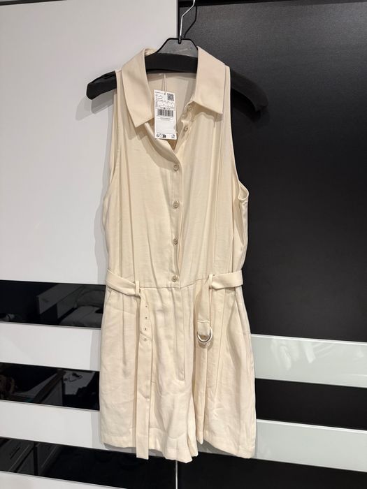 Гащеризон Mango, BELT SHORT JUMPSUIT