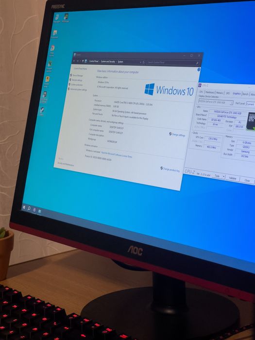 SETUP PC GAMING GTX 1060 6GB i5 6600K +  Monitor, Tastatura, Mouse