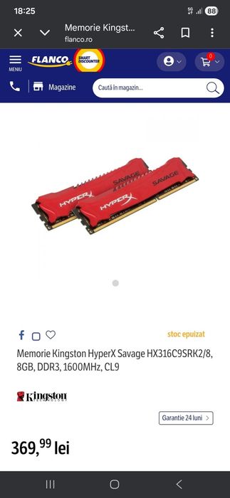 Vand  un procesor si 2 placute ram