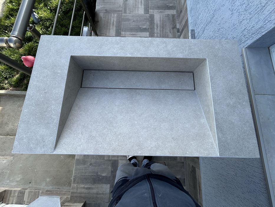 Уникална декоративна мивка от испански гранитогрес – ръчна изработка