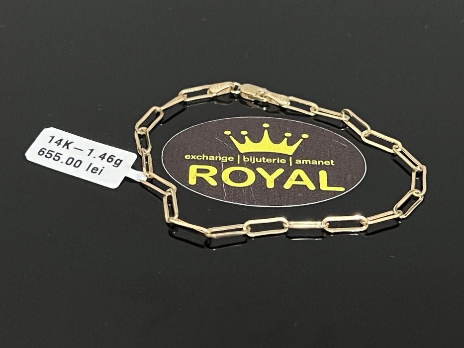 Bijuteria Royal CB : Bratara  aur 14k 585   1,46 gr