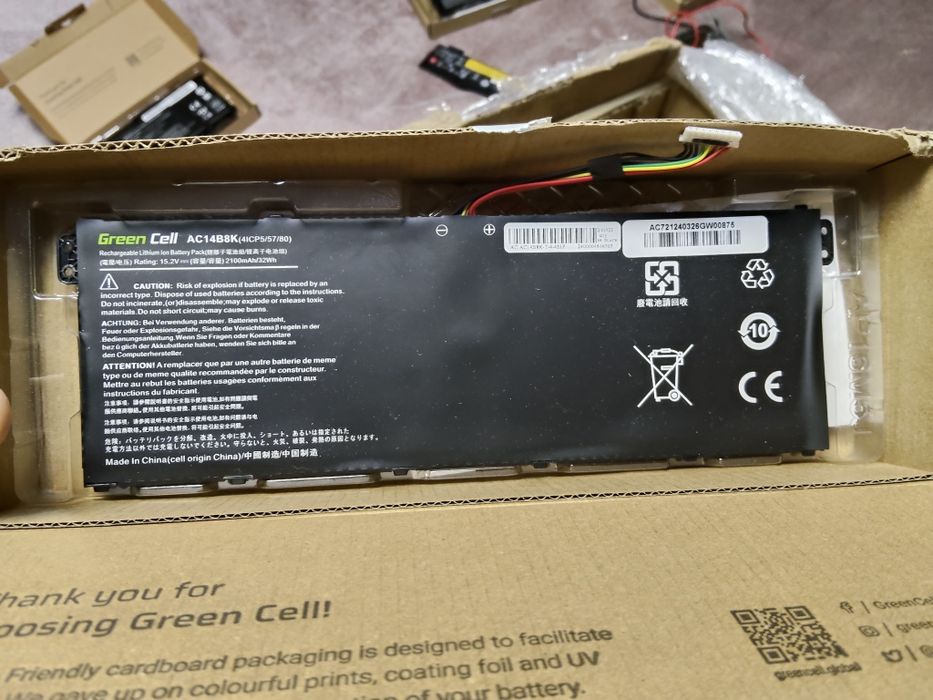 Baterii laptop Asus ,HP ,Lenovo ,Acer noi compatibile