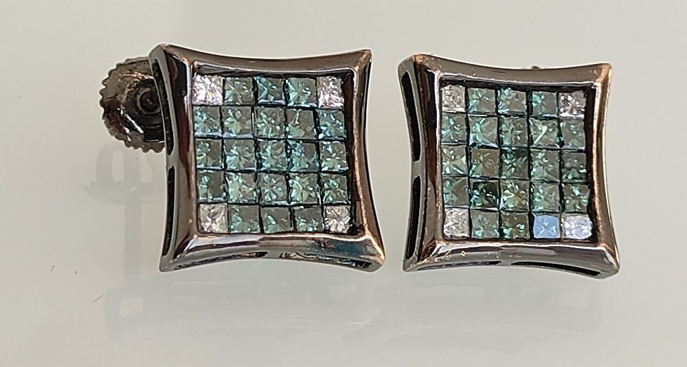Cercei 14kdiamante naturale 4ct