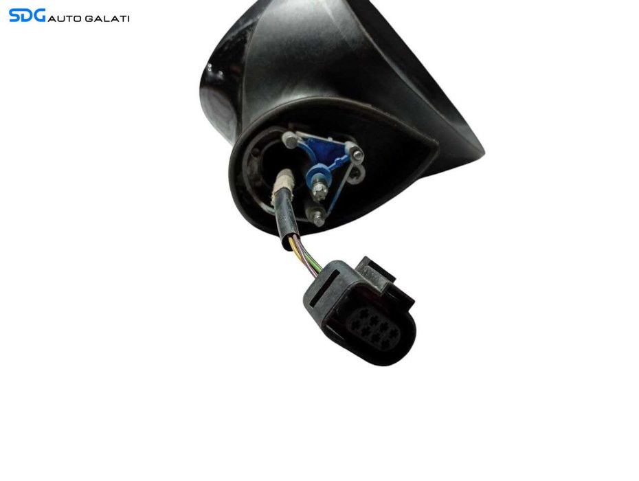 Oglinda Electrica Dreapta cu Pliere Rabatare Seat Leon 1P Facelift 2009 - 2013 Culoare Negru Cod 212836402 [LR0780]