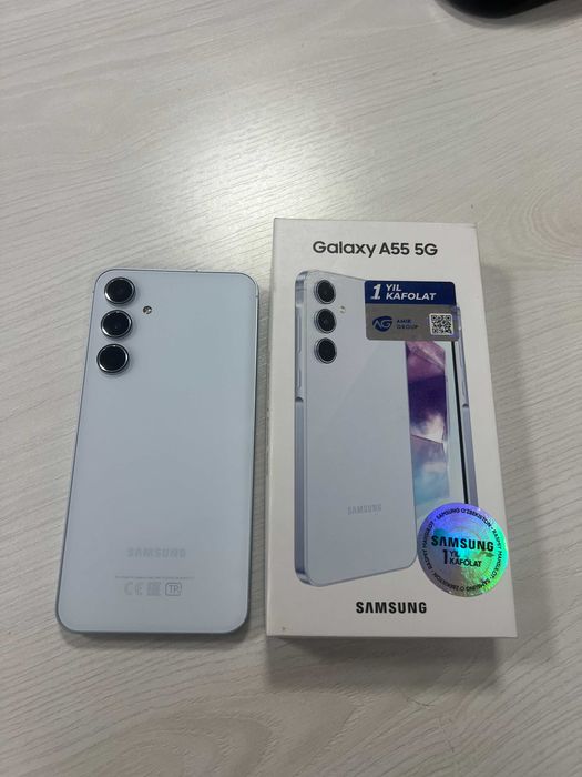 Samsung Galaxy A55 (8/256). Sotiladi yoki Obmen (men tomondan to'lov)
