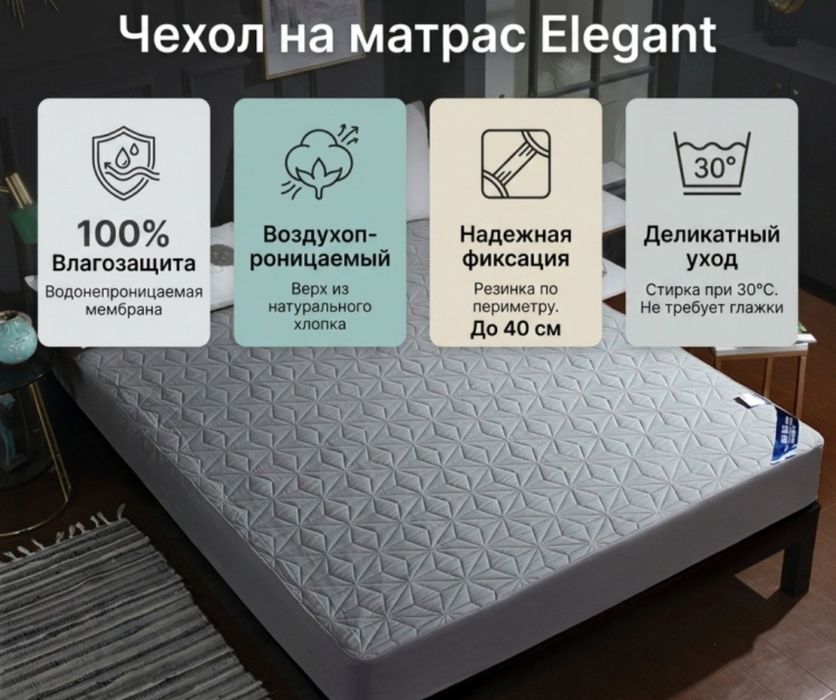 Наматрасник влагонепроницаемый