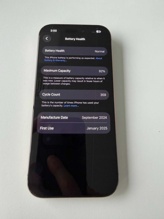 iPhone 16 Pro 128 GB Desert Titanium