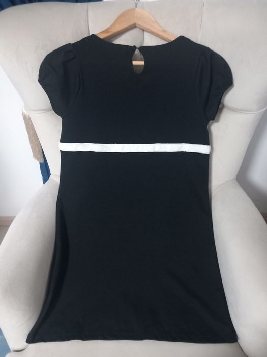 Rochie scurta casual cu funda măsura S Zara