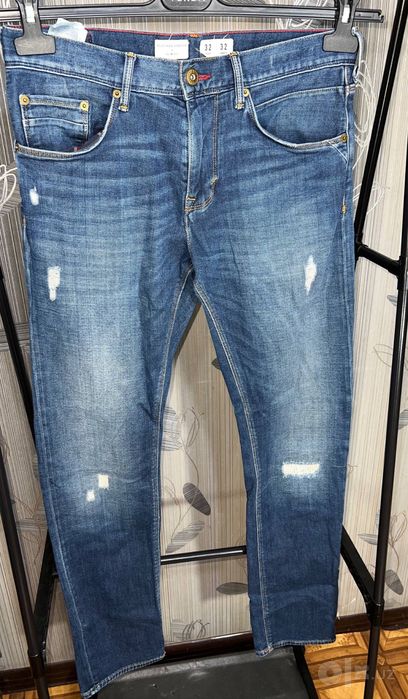 Джинсы мужские Tommy Hilfiger, размер 32/32, секонд хэнд