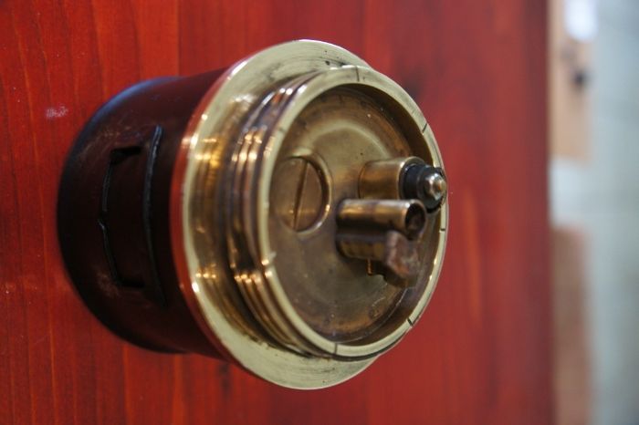 Много стара немска петролна миньорска лампа