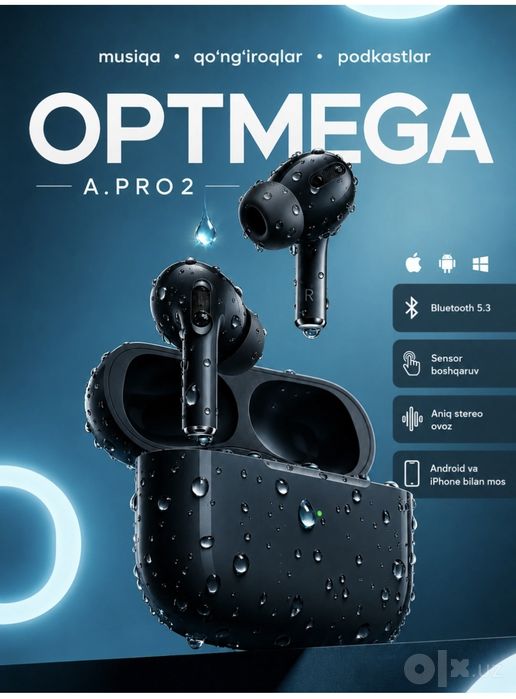 Airpods pro 2  sifatiga 3 oy garantiya