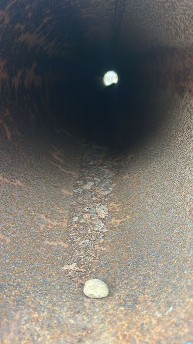 Țeavă metalică sub traversări 406×8