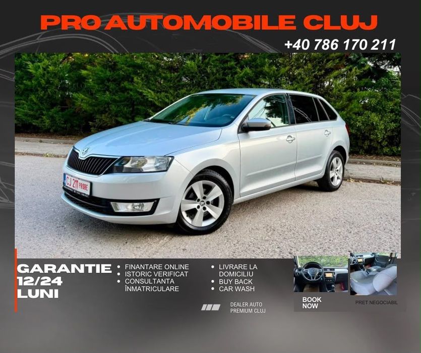 Skoda RAPID #RateFixe#Garantie#Pret Negociabil#NrRosii#Transport Gratuit#Buy Back#