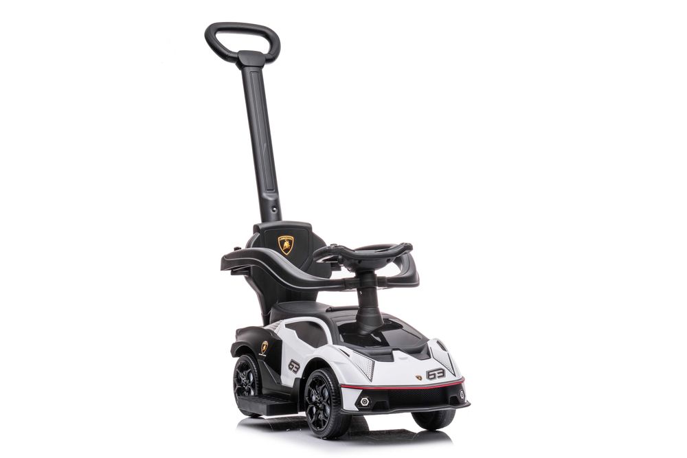 Masinuta premergator pt. copii 2 in 1, Lamborghini Essenza SCV12, alba