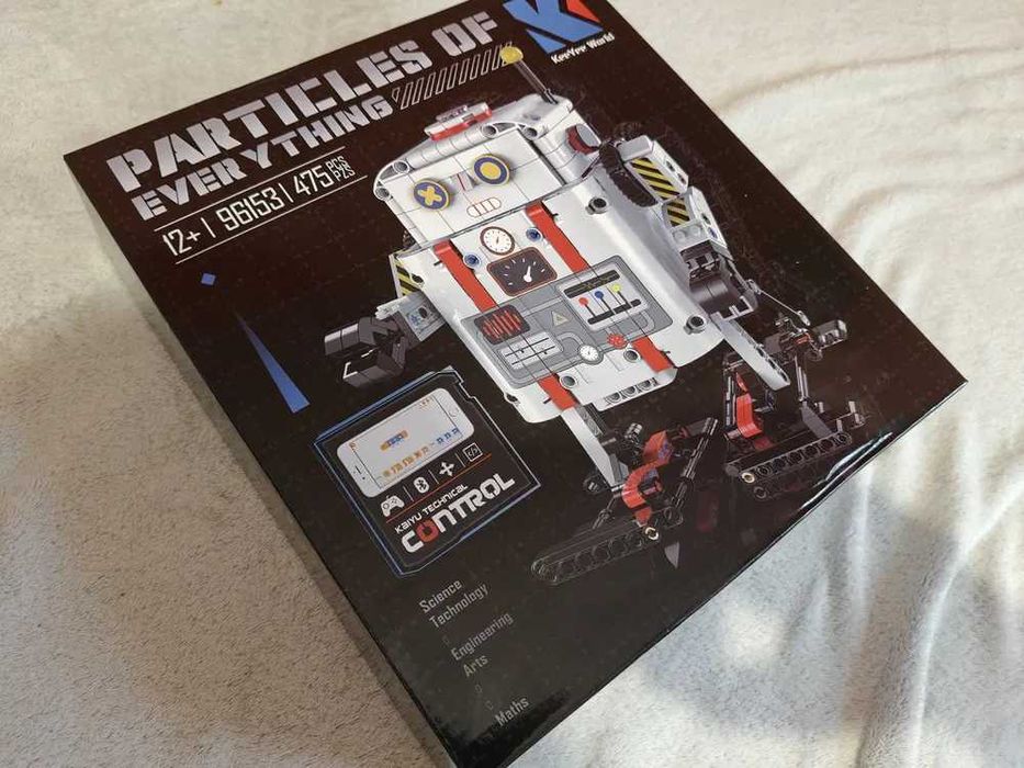 Joc constructii tip Lego STEM Smart Robot 475 pcs + motor bluetooth