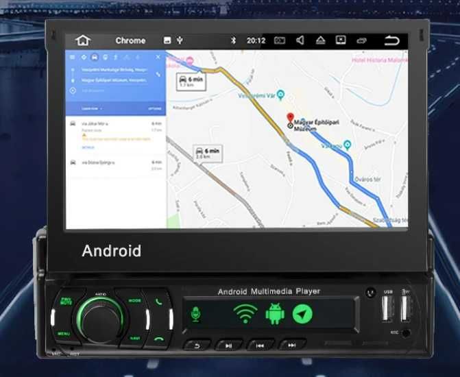 Navigatie mp3 usb DVR 1din Ecran rabatabil Audi Logan Skoda Volkswagen