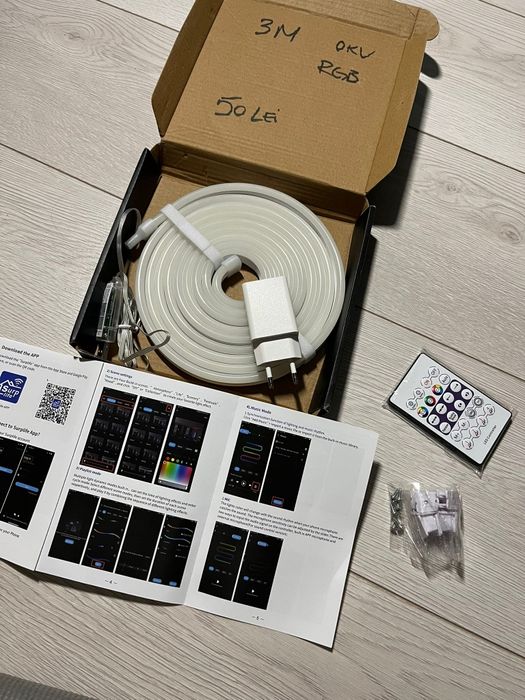 Banda led neon siliconata waterproof RGB IC 3m