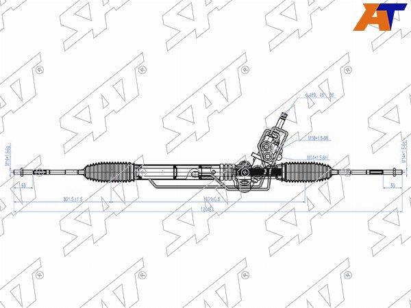 Рейка рулевая Subaru Impreza