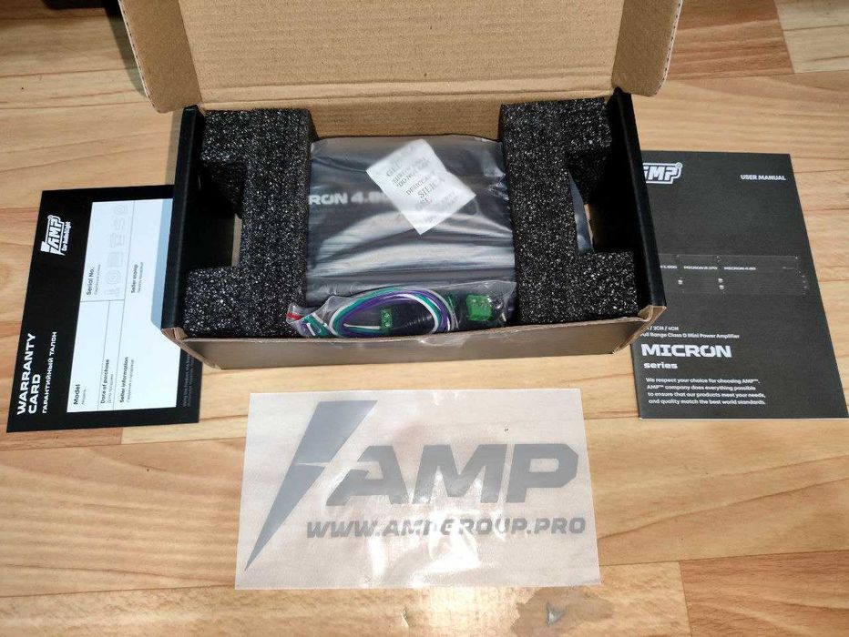 Маленький усилитель 4-х канальный. Новый