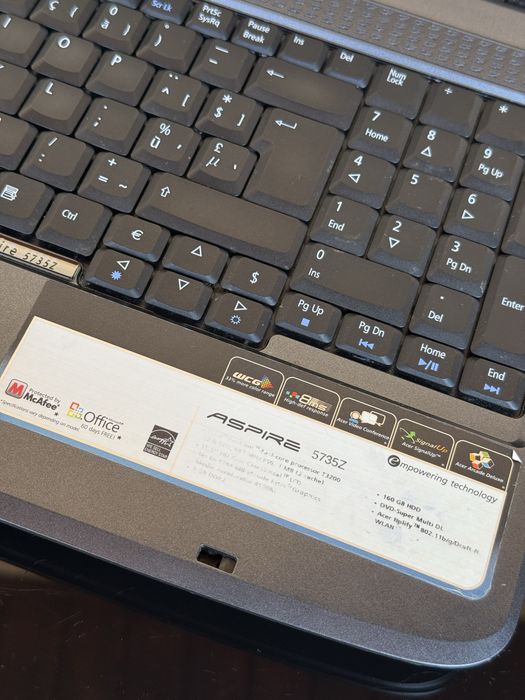 Laptop Acer Aspire 5735Z Office