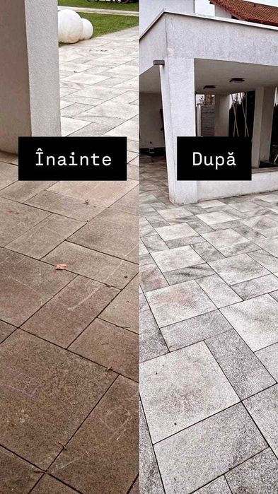 Curățare / Spalare Pavaje, Fatade, Garduri, Marmura, Suprafețe Exterioare Mureș
