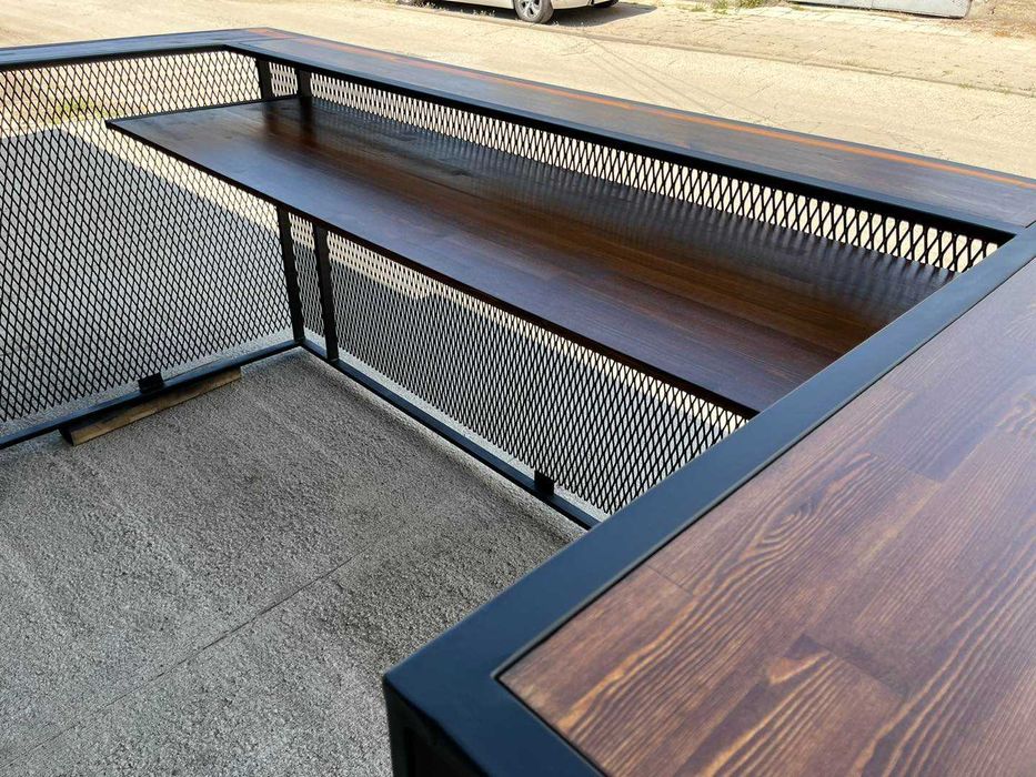 Бар плот за тераса от масив