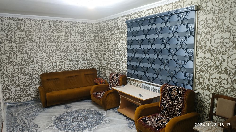 Сдаётся 2-х комнатная квартира в Бухарской обл. город Каган, Факел.