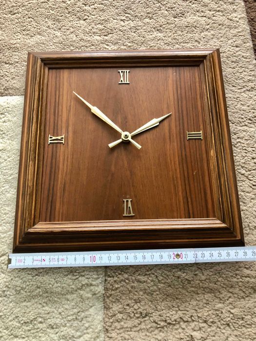 Ceas de perete Junghans, lemn, mecanism Quartz, Made in Germany