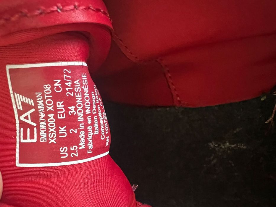 Детски сникърси EA7, размер 34