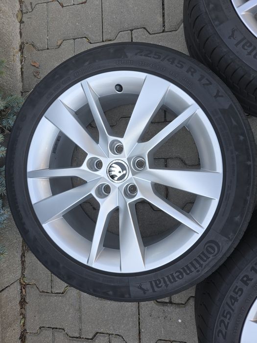 Set Jante Originale Skoda Octavia 17" 225/45 R17, 5x112, VW Seat Audi