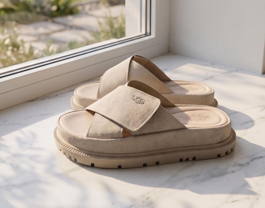 Papuci Slapi Dama UGG Goldenstat