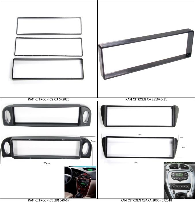 Рамки за автомобилно радио CITROEN