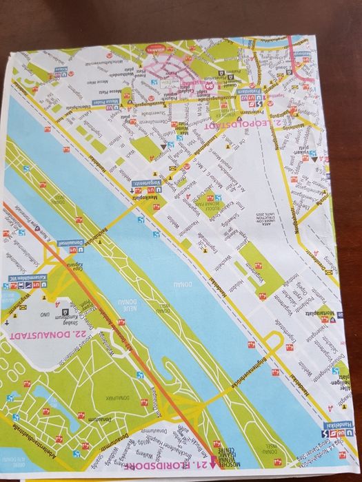 Hărți orașe Viena/Madrid/Budapesta/Bologna