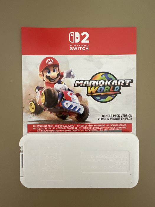 Код загрузки Mario Kart World Nintendo switch 2