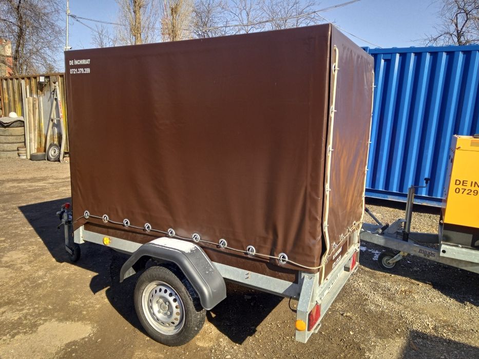 Inchiriez remorca 2m/1,1m/1,6m 750kg