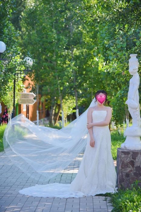 Шикарное свадебное платье