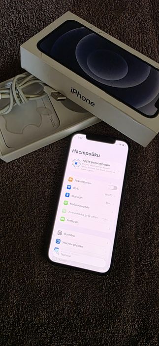 iPhone 12 Black 64GB 77% battery КОМПЛЕКТ!