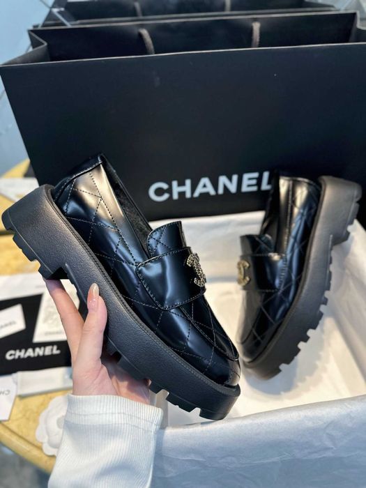 Mocasini Chanel 100% piele naturala premium prezentare completa