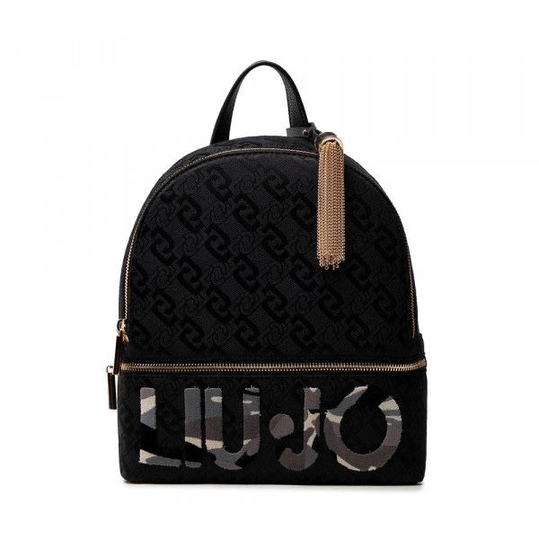 Liu Jo Jacquard Backpack with All-Over Logo