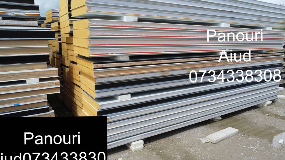 Panouri termoizolante tip sandwich 12-16cm - direct din depozit