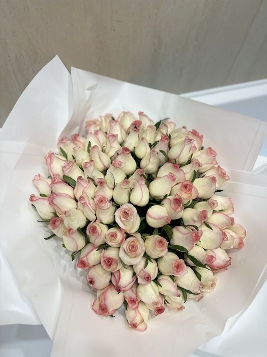 букет розы 101 свежие
