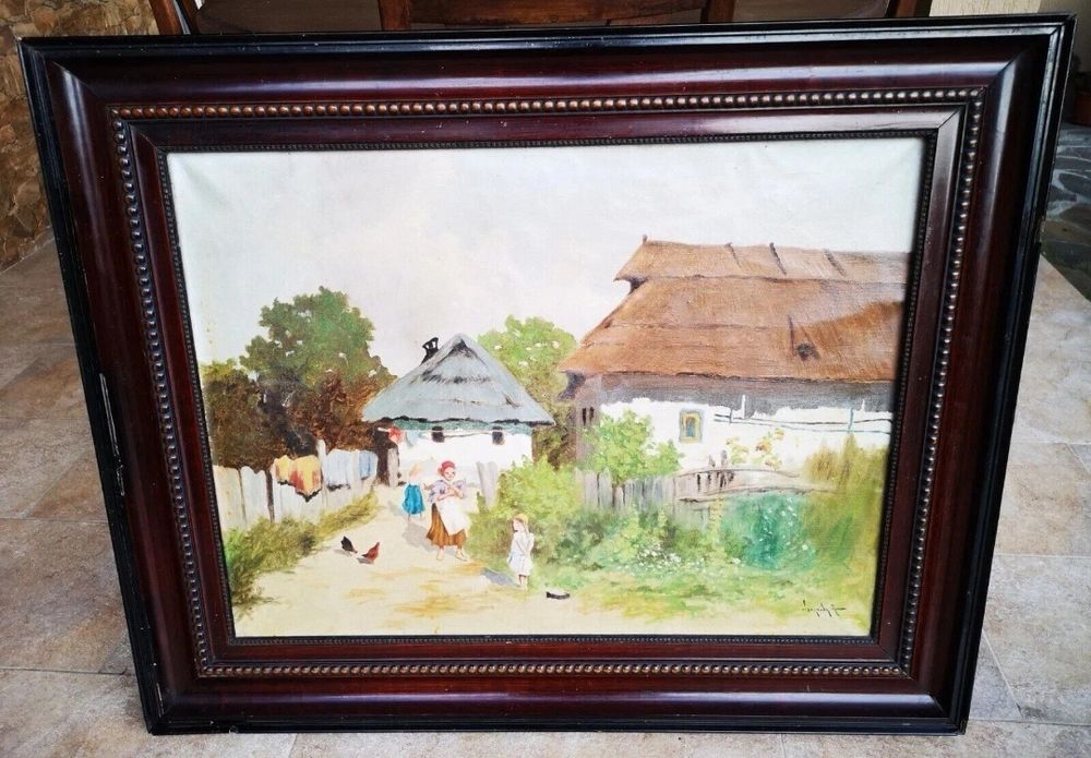 Tablou Laszlo Neogrady si Antal  Neogrady