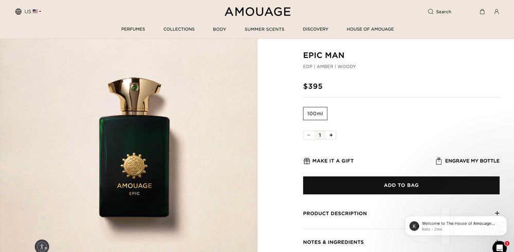 Amouage Royal Tobacco, Gold Man, Epic Man, Search