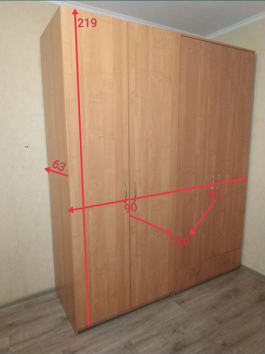 Шкафы в хорошем состоянии