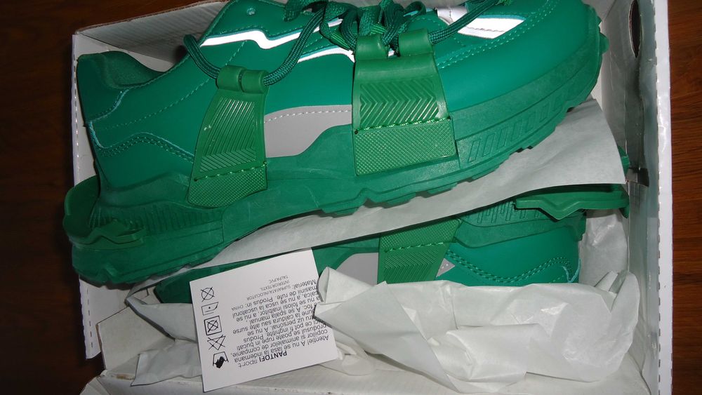 Дамски кецове -зелени