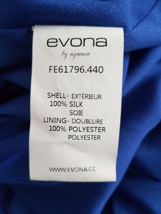 Вечернее шелковое платье